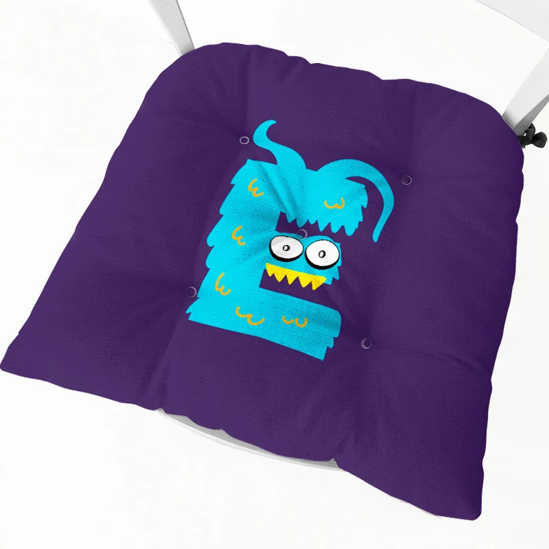 Almofada Grossa para Cadeira com Alfabeto Cartoon Conforto e Diversão para Crianças Decore o Quarto com Estilo e Incentive o Aprendizado. — foto 13