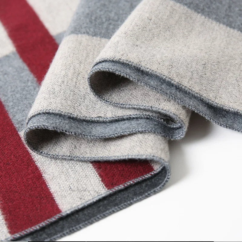 Simple Plaid Warm Keeping Artificial Cashmere Scarf. Stay warm and stylish with this soft and cozy scarf, perfect for co — photo 58