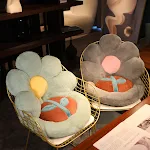 Flower Back Cushionseat Cushion Integrated Sofa Waist Support Chair Cushion for lumbar support and comfort. — photo 9
