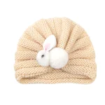Gorro de lã tricotado infantil Outono Inverno Quente e macio Touca de malha para crianças Conforto e proteção contra o frio para os pequenos. — foto 12