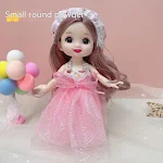 Boneca de casamento princesa articulada para vestir, brinquedo infantil para meninas, estimula a criatividade e a diversão. — foto 3