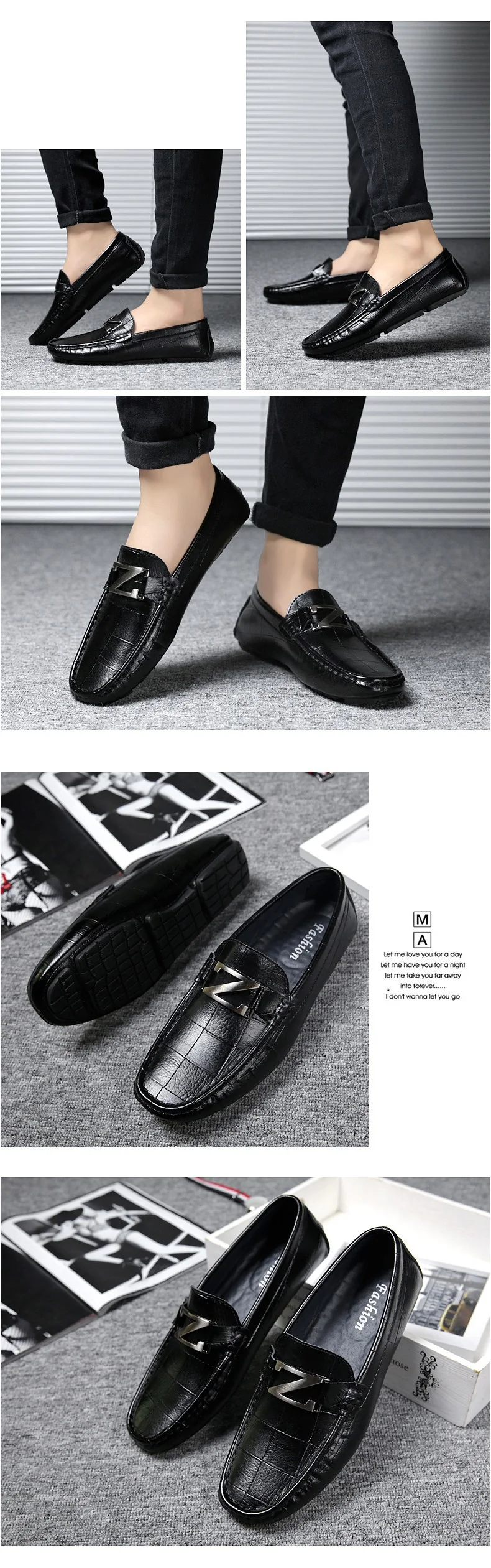 Title 5, Low-top leather casual shoes, designed for ever...
