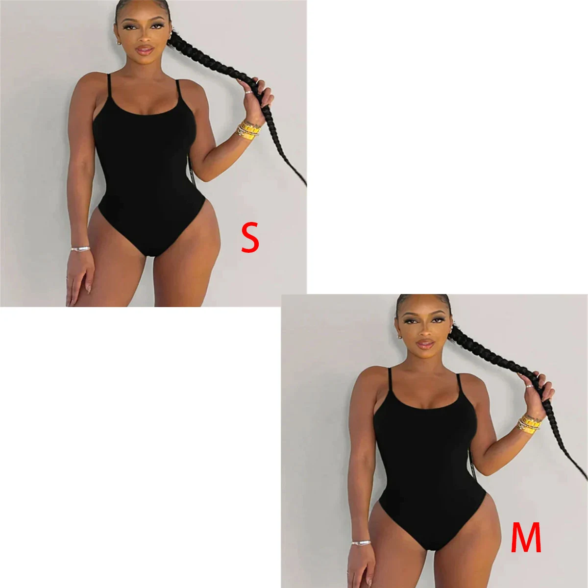 Plus Size Sling Backless Solid Color Triangle One-piece Swimsuit. Enjoy ultimate comfort and style at the beach or pool. — photo 67
