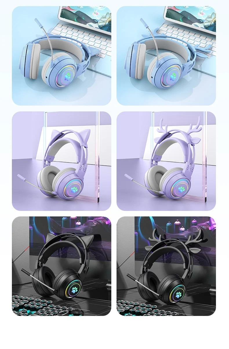 Title 3, Wireless Bluetooth mobile gaming headset with s...