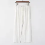Wind Linen Straight-leg Trousers Men's Loose Casual Elastic Waist Tang Suit Pants, Comfortable and Breathable Everyday W — photo 3