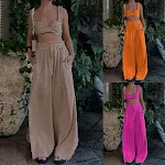 Women's Fashion Loose U-neck Tube Top Suit Comfortable and stylish summer wear Versatile outfit for casual and holiday l — photo 5