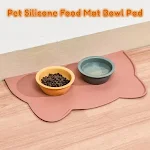 Non-Slip Pet Silicone Food Mat Bowl Pad Leak-Proof Feeding Mats Cushion for Cats Dogs Pet Cat Feeder Dog Bowl Pet Access — photo 5