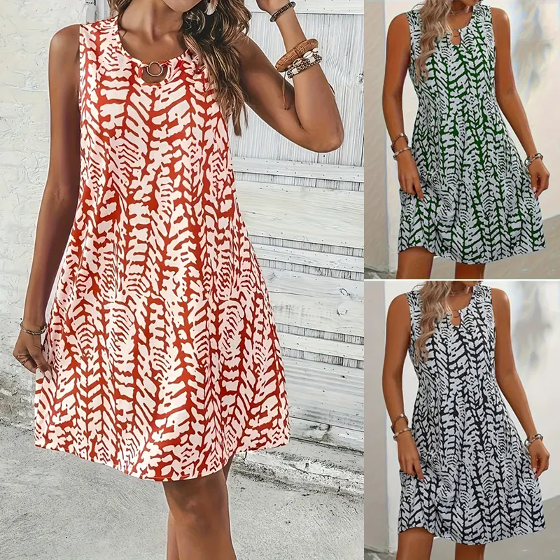 Title 10, Womens Casual All-matching Fashion Dress