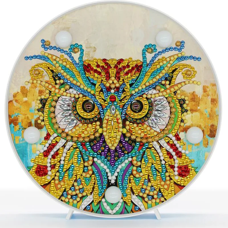 Title 1, Diamond painting DIY modeling lamp. Create stun...