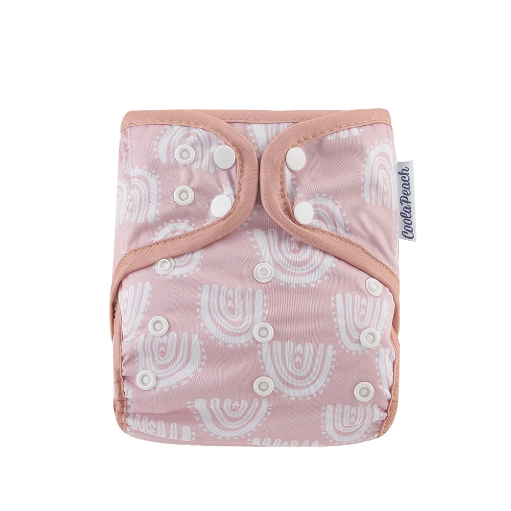 Capa de fralda infantil ecológica, impermeável e respirável com tecido reciclado. Conforto, proteção e sustentabilidade para o bebê. — foto 10