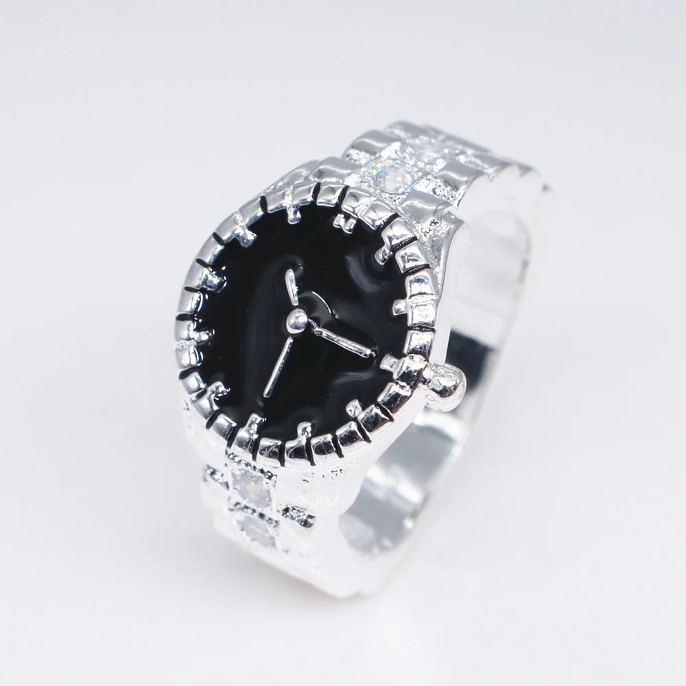 Anillo de compromiso con circonita incrustada, diseño de anillo de compromiso de comercio exterior europeo y estadounidense. Joyería. — foto 1