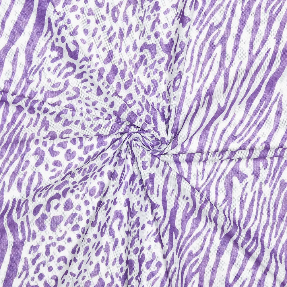 Title 16, Mrežasta Haljina Bez Rukava Seksi Leopard Print...