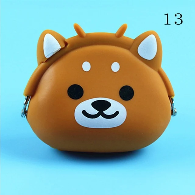 Bolsa de moedas feminina de silicone com animais panda gato urso, ideal para guardar dinheiro e pequenos objetos, fofa, prática e funcional. — foto 15