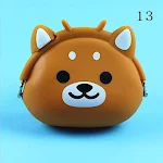 Bolsa de moedas feminina de silicone com animais panda gato urso, ideal para guardar dinheiro e pequenos objetos, fofa, prática e funcional. — foto 15
