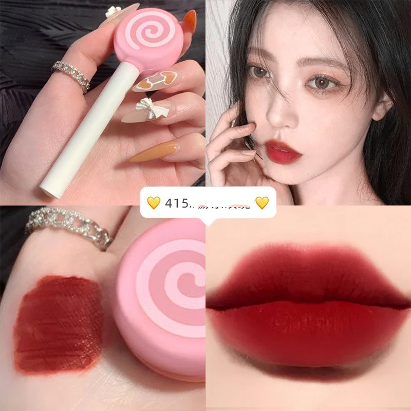 Title 1, Lollipop Mousse Lip Mud Matte Velvet Lipstick S...