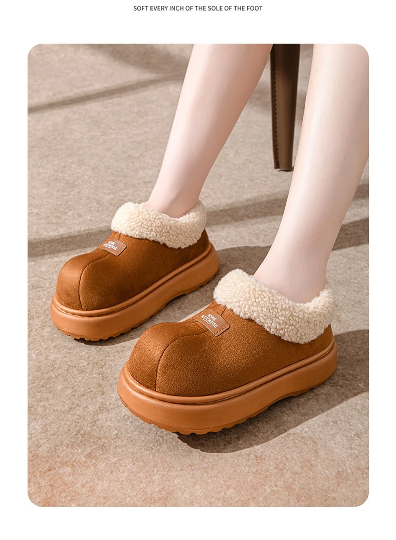 Title 13, Womens Ankle Wrap Slippers Warm Slugged Bottom...