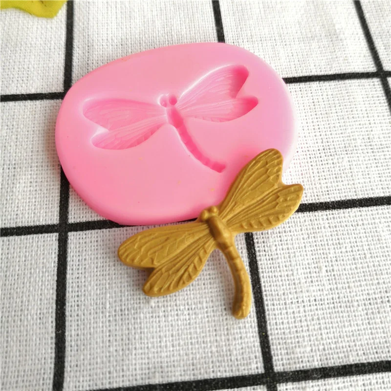 New Dragonfly Silicone Mold for Cake DIY Decoration Accessories. Easily create beautiful and unique decorations for your — photo 1