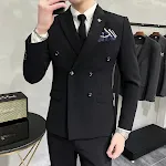 Terno social masculino britânico de alta qualidade para homens. Ideal para negócios e eventos formais, proporcionando elegância e sofisticação. — foto 22