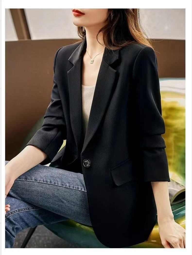 Women's Casual Design Long Sleeve Suit Coat Versatile and stylish outerwear Perfect for work or leisure Comfortable and — photo 8