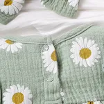 Sommer Baby Mädchen Sonnenschein Fröhlicher Kleiner Sonnenblumen Dreifarbiger Romper Jumpsuit & Stirnband Outfit — foto 14