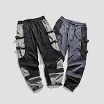 Herfst- en winterbroek met contrasterende stiksels. Comfortabele pasvorm en stijlvol ontwerp voor warme en modieuze looks in de koude maanden. — foto 2