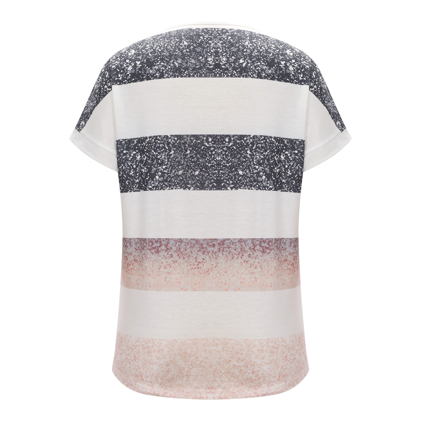 Title 6, Womens Casual T Blood Print V-Neck. Comfortabl...