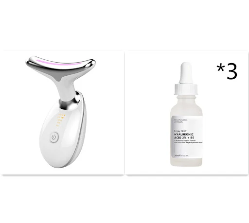 Title 4, EMS Thermal Neck Lifting And Tighten Massager E...