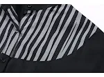 Abito camicia autunnale, ampio, taglie forti, con contrasto di colore, stile casual e informale per donne. Perfetto per il tempo libero. — foto 8
