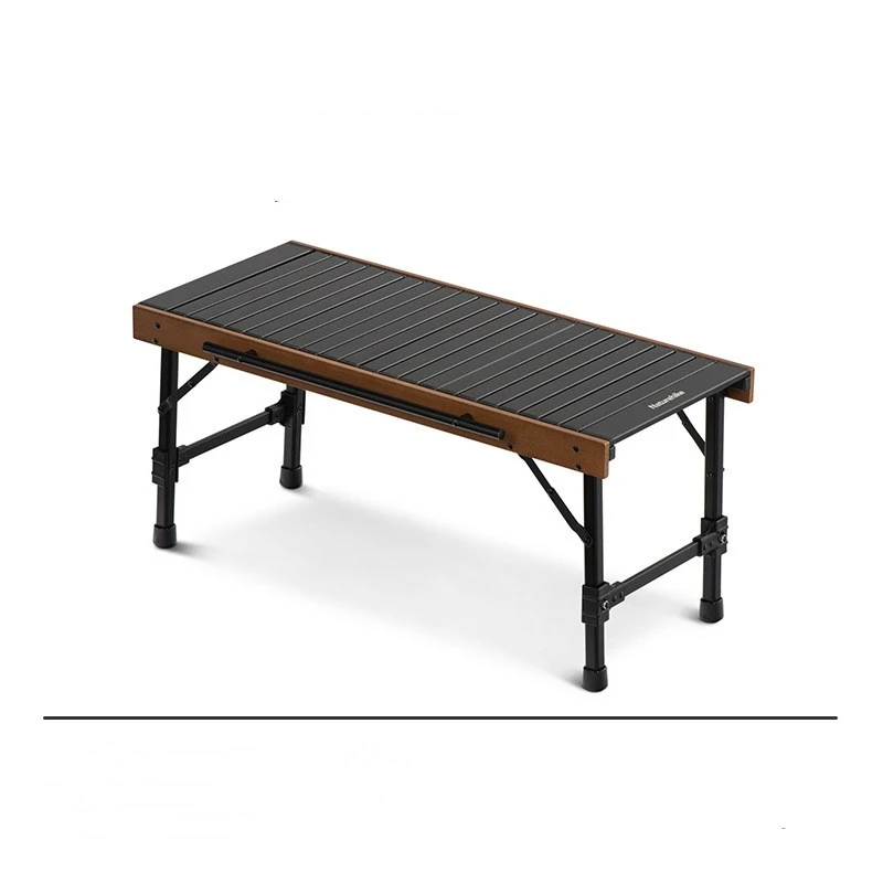Outdoor Folding Combination Table for Camping, BBQ, Picnic, Beech Wood. Portable and versatile, perfect for outdoor dini — photo 3