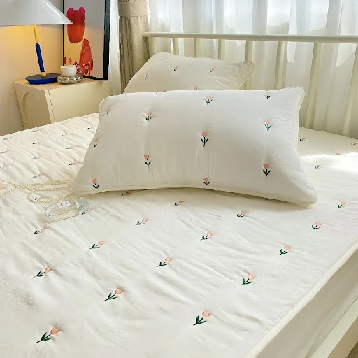 Title 2, Lençol de algodão de grau materno e infantil pa...