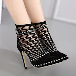 Women's pointed toe breathable high heel sandals, perfect summer footwear for women, offering both style and all-day com — photo 2