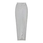 Silver Wrap Skirt