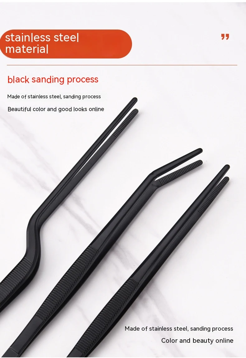 Title 8, Stainless Steel Barbecue Tongs Outdoor Retro Lo...