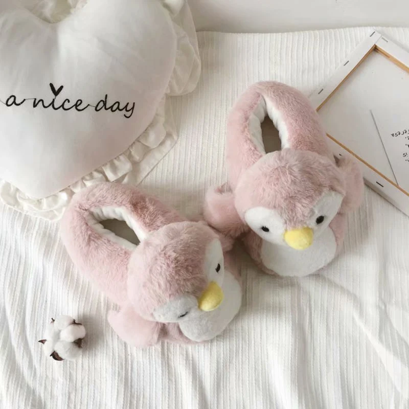 Title 5, Pantufas de casa de pinguim para pais e filhos,...