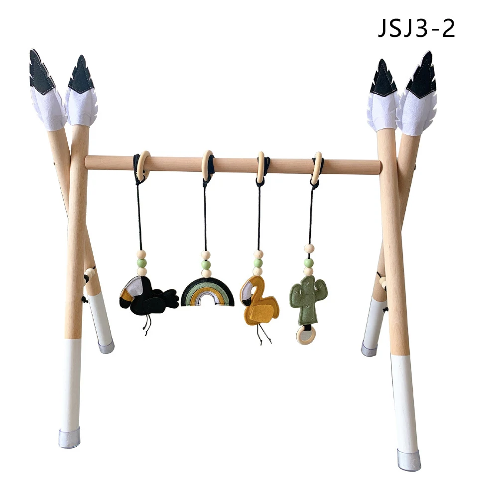 Nordic wooden exercise machine for home workouts. Stylish design, adjustable resistance, perfect for fitness, muscle ton — photo 13