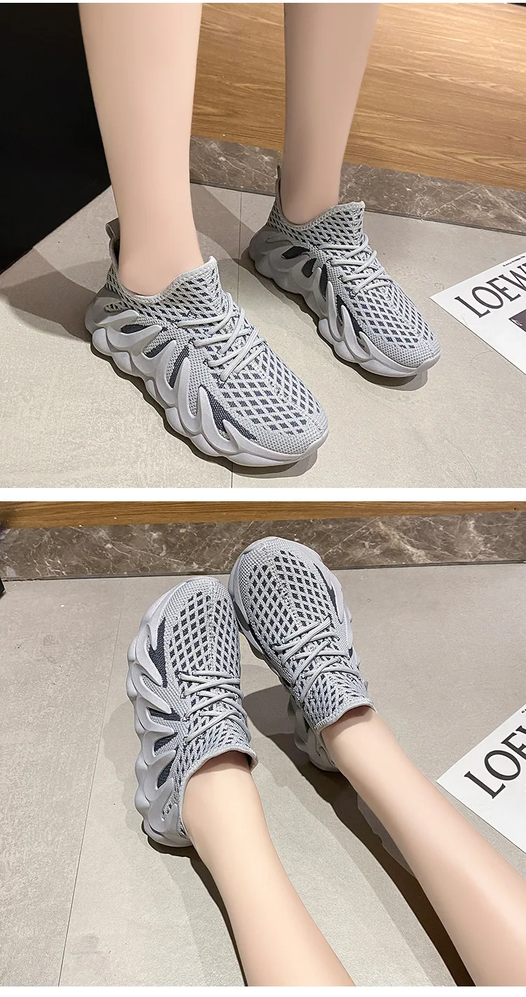 Title 6, Damskie buty sportowe z latającej tkaniny, oddy...
