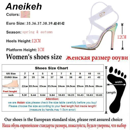 Title 1, Sandálias de salto alto com tira de fruta trans...