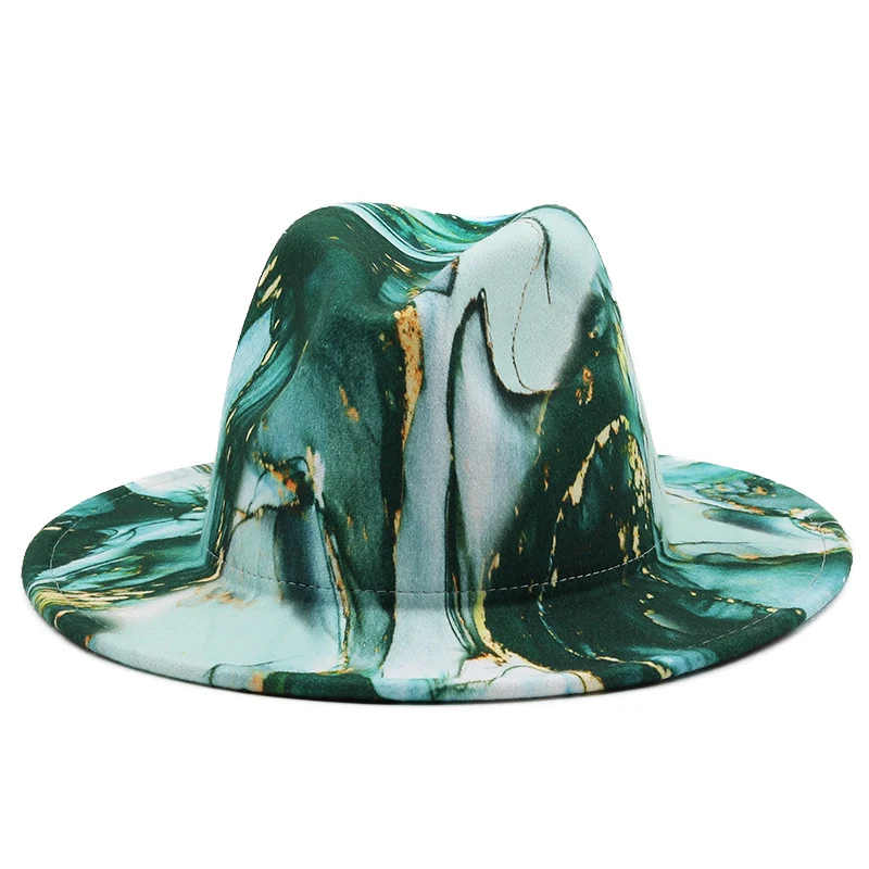 Women's Digital Printing Woolen Hat Top Hat, a stylish and warm winter hat. Perfect for adding a touch of elegance and s — photo 9