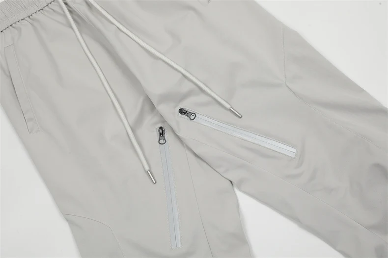 High Street Mechanical Style Zipper Casual Straight-leg Trousers for Modern Comfort and Everyday Wear, a Stylish and Fun — photo 9