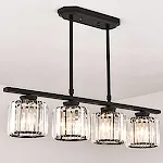Black 4 Heads Round Lampshade