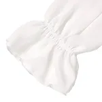 Fungus strapless chiffon shirt met blote navel, perfect voor een zomerse look. Licht en luchtig, ideaal voor warme dagen en een sexy uitstraling. — foto 10