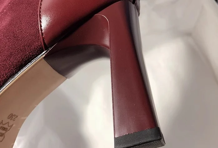 Title 8, Fashionable Chunky Heel Pointed Toe Womens Ank...