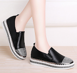 Spring rhinestone flat shoes. Comfortable and stylish women's shoes. Perfect for everyday wear or special occasions. Spa — photo 8