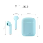 I7mini2 Macaron Bluetooth Headset Second Generation TWS Binaural 50 Stereo Sports. Enjoy immersive stereo sound and wire — photo 9