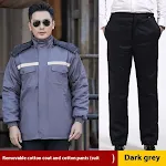 Men's Winter Work Clothes Cotton-padded Coat Warm Winter Jacket Durable Workwear Comfortable and protective Ideal for co — photo 4