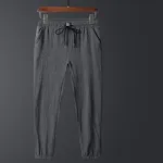 Grey cropped pants