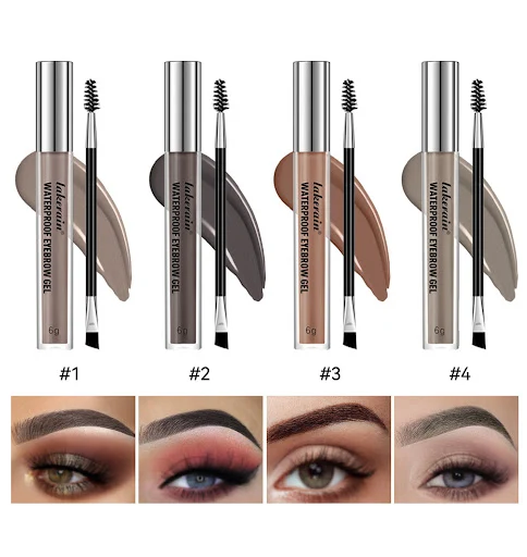 Title 4, Waterproof eyebrow gel, easy application, anti-...