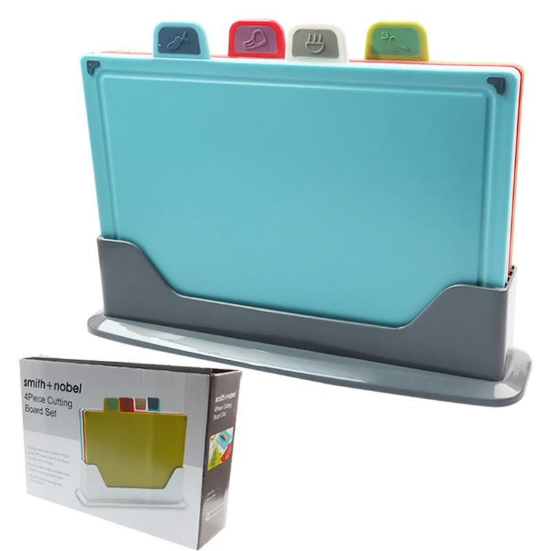 Four Piece Set Of Household PP Thickened Plastic Cutting Board And Fruit Cutting Board, Durable and Easy to Clean — photo 2