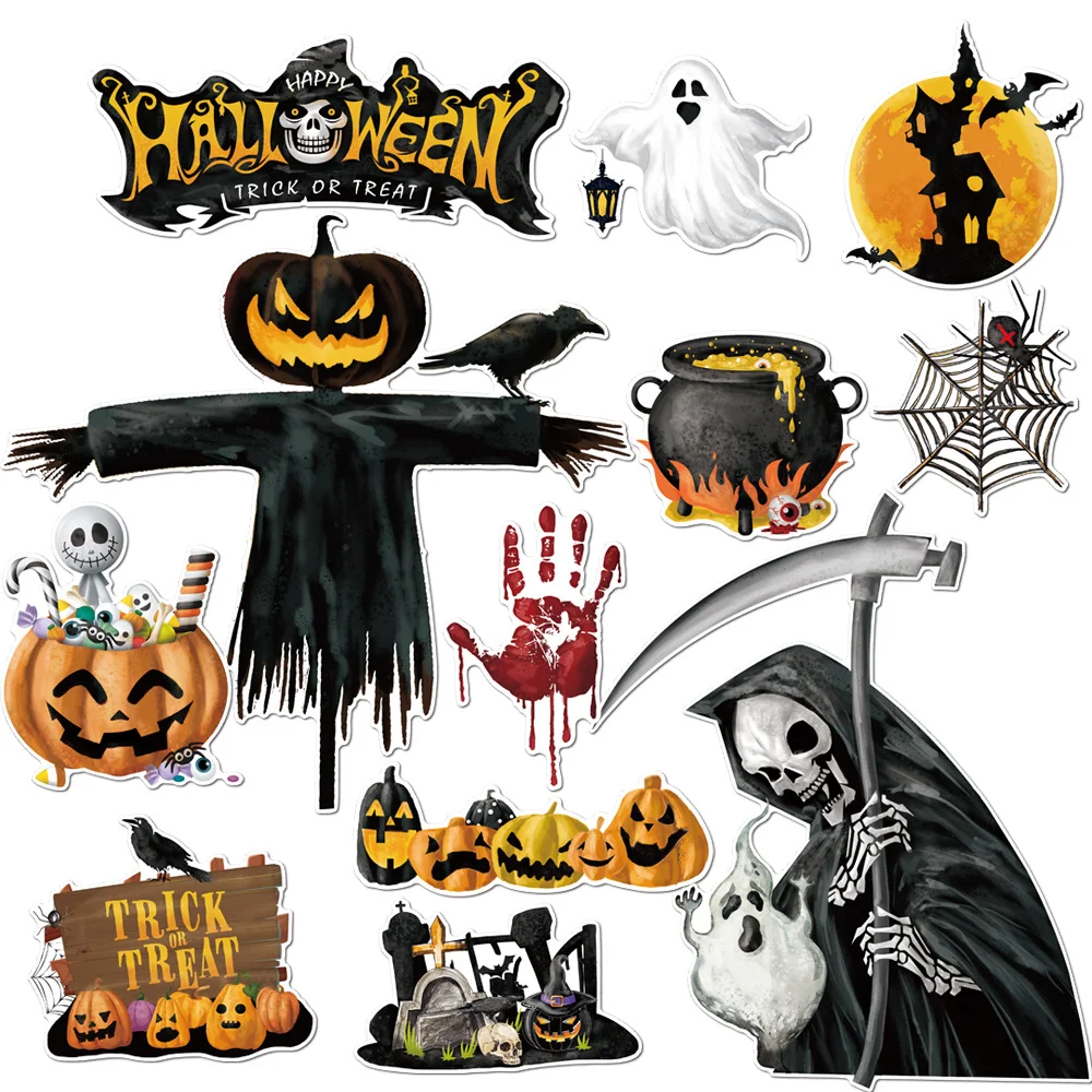 Title 6, Halloween Magnetic Suction Fridge Stickers Deco...