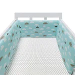 Baby Four Seasons Bed Fence Anti-fall Cotton Safe Sleep Solution Provides Protection and Comfort for Your Little One — photo 13